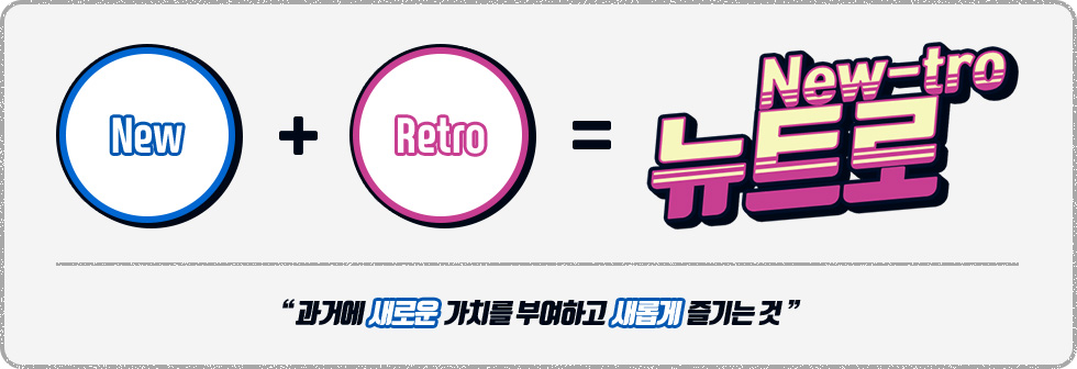 New + Retro = New-tro Ʈ : ſ ο ġ οϰ Ӱ  